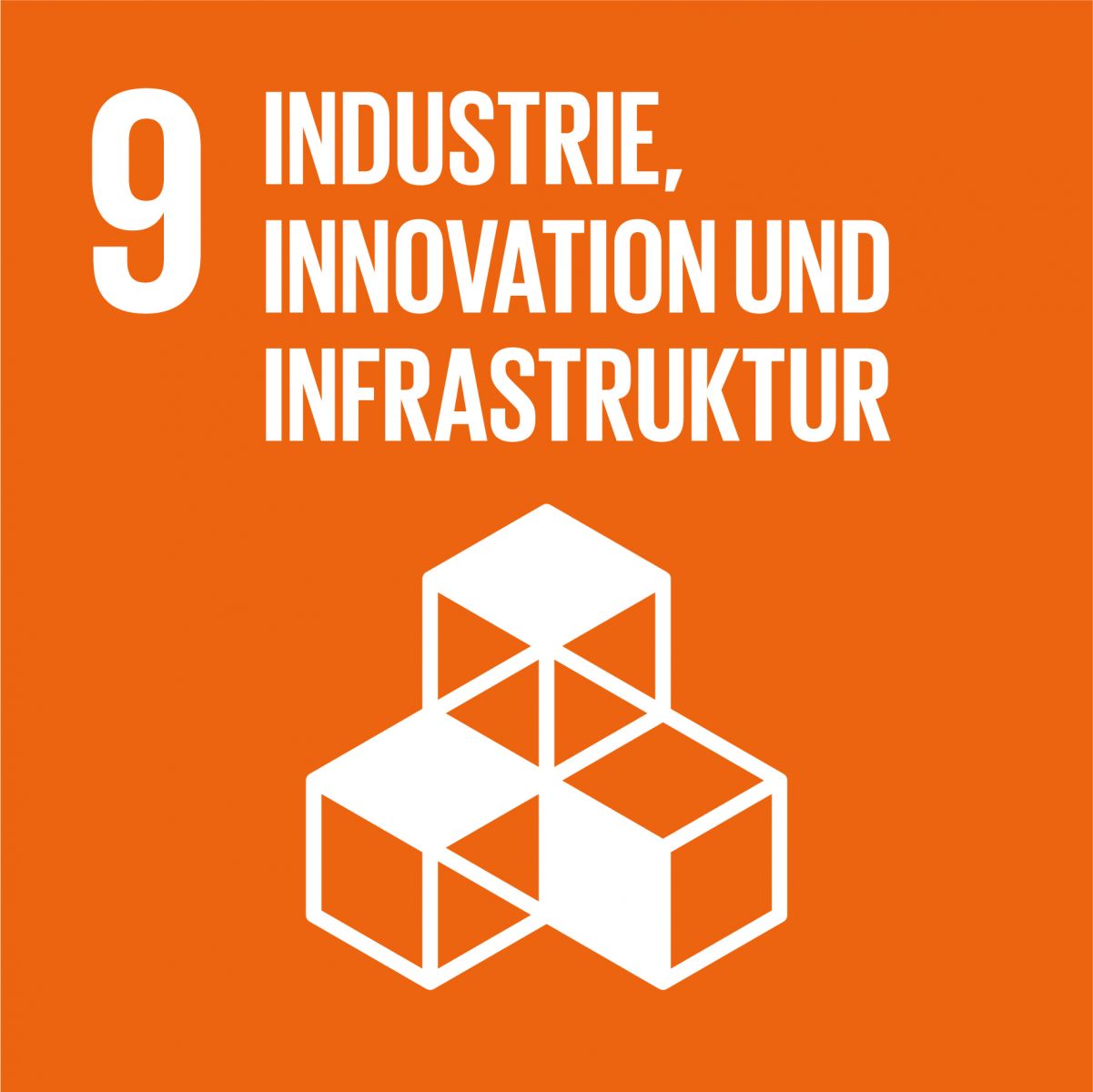 17 Nachhaltigkeitsziele - Industrie, Innovation und Infrastruktur